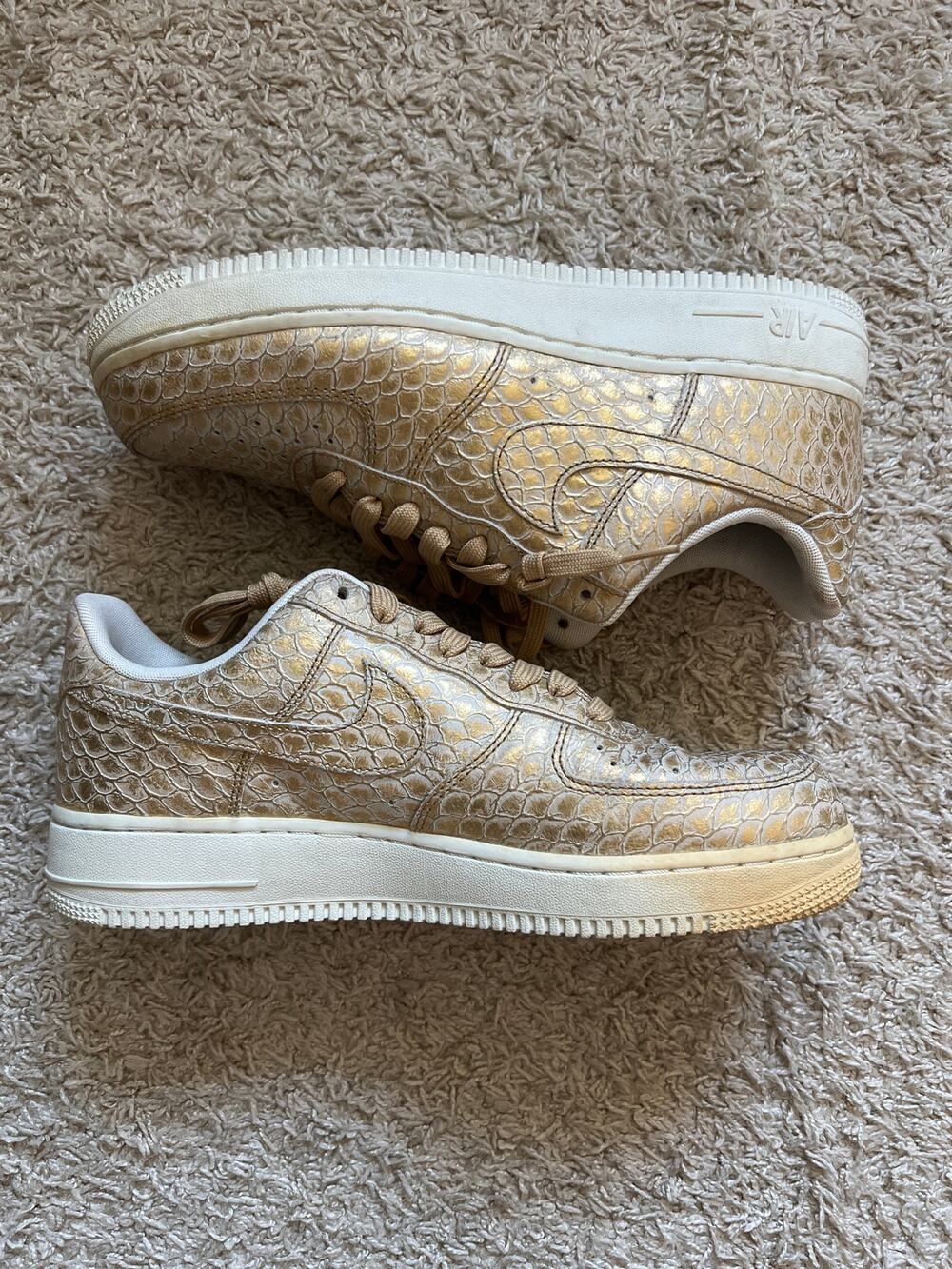 Nike Air Force 1 Low ‘07 LV8 Golden Scales Size 9.5 US Men’s